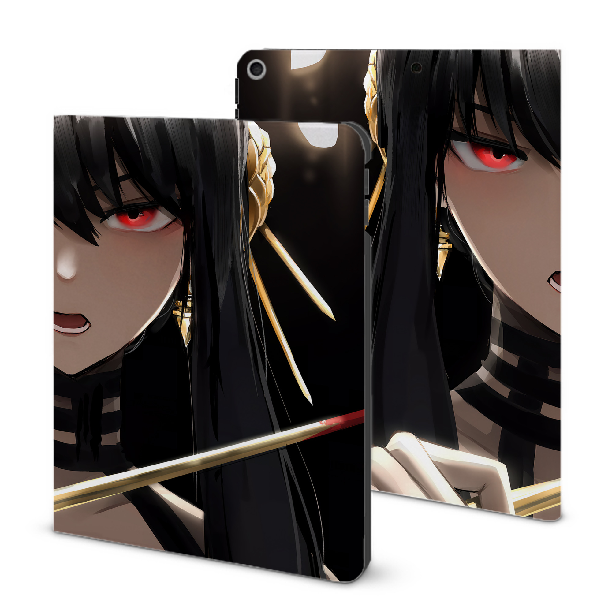 （画像用） SPY×FAMILY间谍家家酒 IPad ケース ブック型 PUレザー TPU 耐衝撃 軽量 薄型 ペン収納なし 全面保護 IPad 各モデル対応